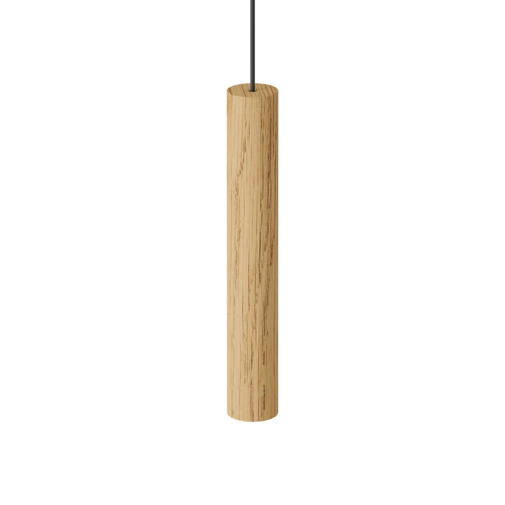 LED Κρεμαστό Φωτιστικό Από Ξύλο Δρυς Φυσικό  - OAK 2W Chimes by UMAGE