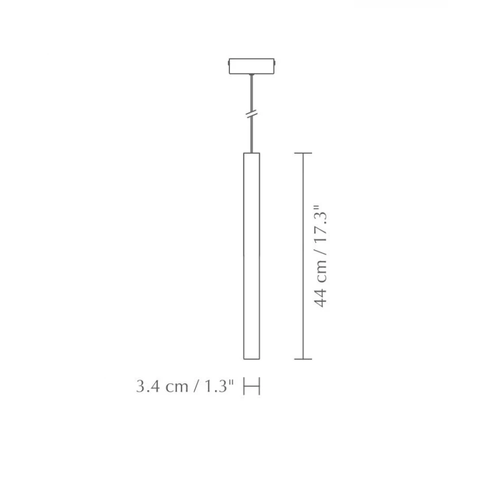 LED Κρεμαστό Φωτιστικό Από Ξύλο Δρυς Σκούρο - OAK 4W Chimes Tall by UMAGE