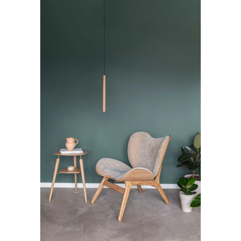 LED Κρεμαστό Φωτιστικό Από Ξύλο Δρυς Φυσικό  - OAK 2W Chimes Tall by UMAGE