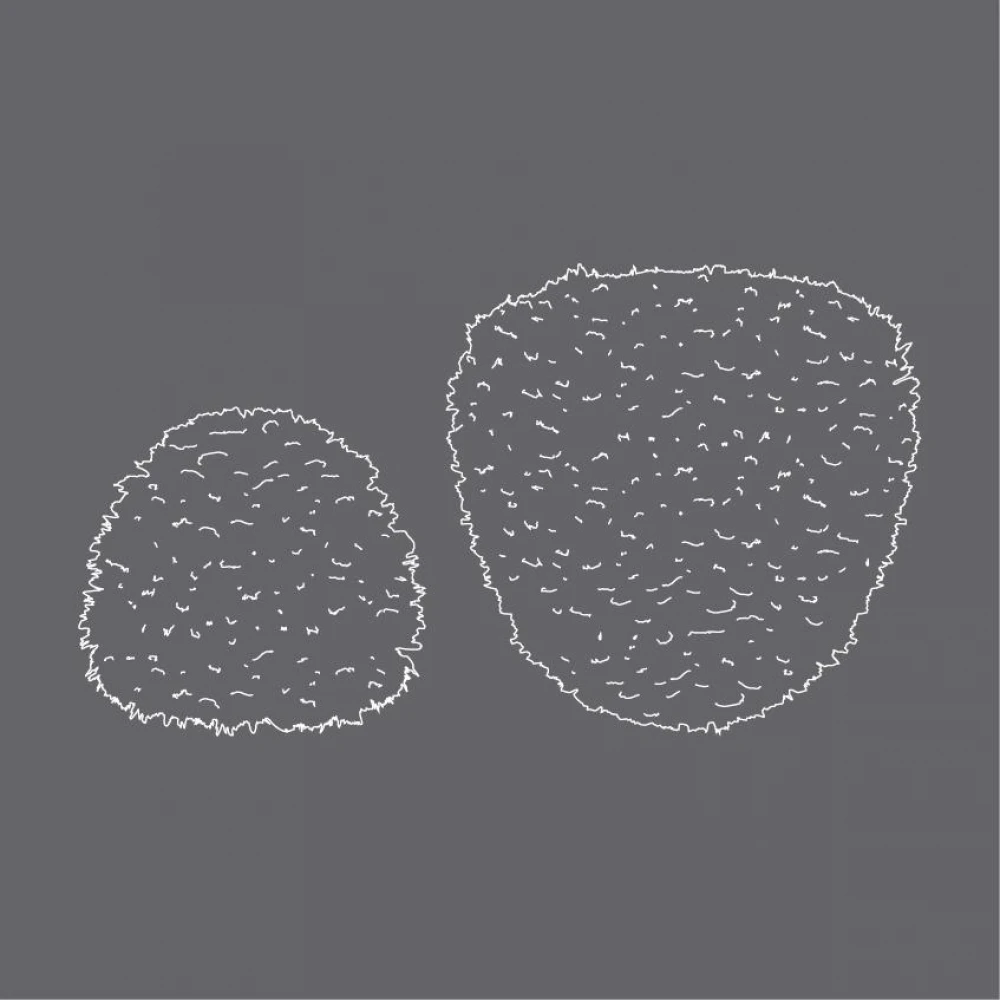 Φωτιστικό Πούπουλο Eos Evia Large Φ55 Γκρι by UMAGE