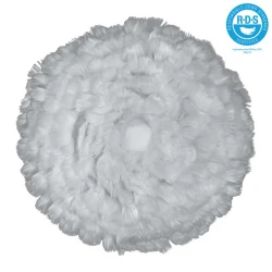 Φωτιστικό Από Φυσικά Πούπουλα EOS UP medium Light Grey Φ45 UMAGE