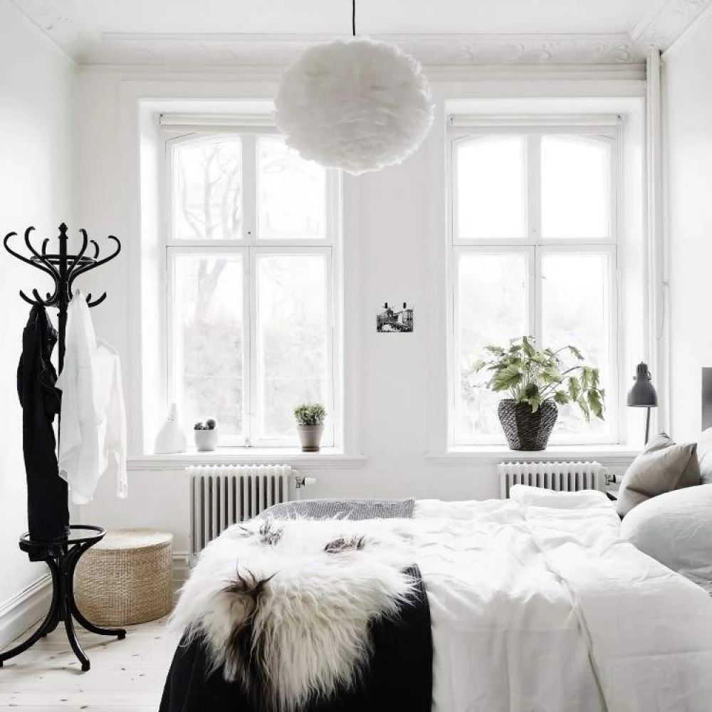 Φωτιστικό με Πούπουλο EOS Λευκό Medium Φ45 by UMAGE