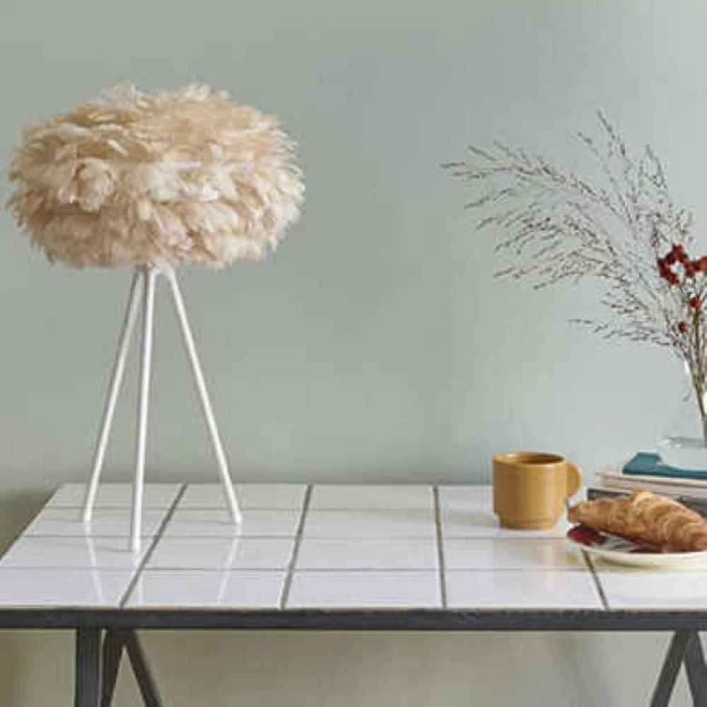 Φωτιστικό με Πούπουλο EOS Mini Light Brown Φ35 by UMAGE