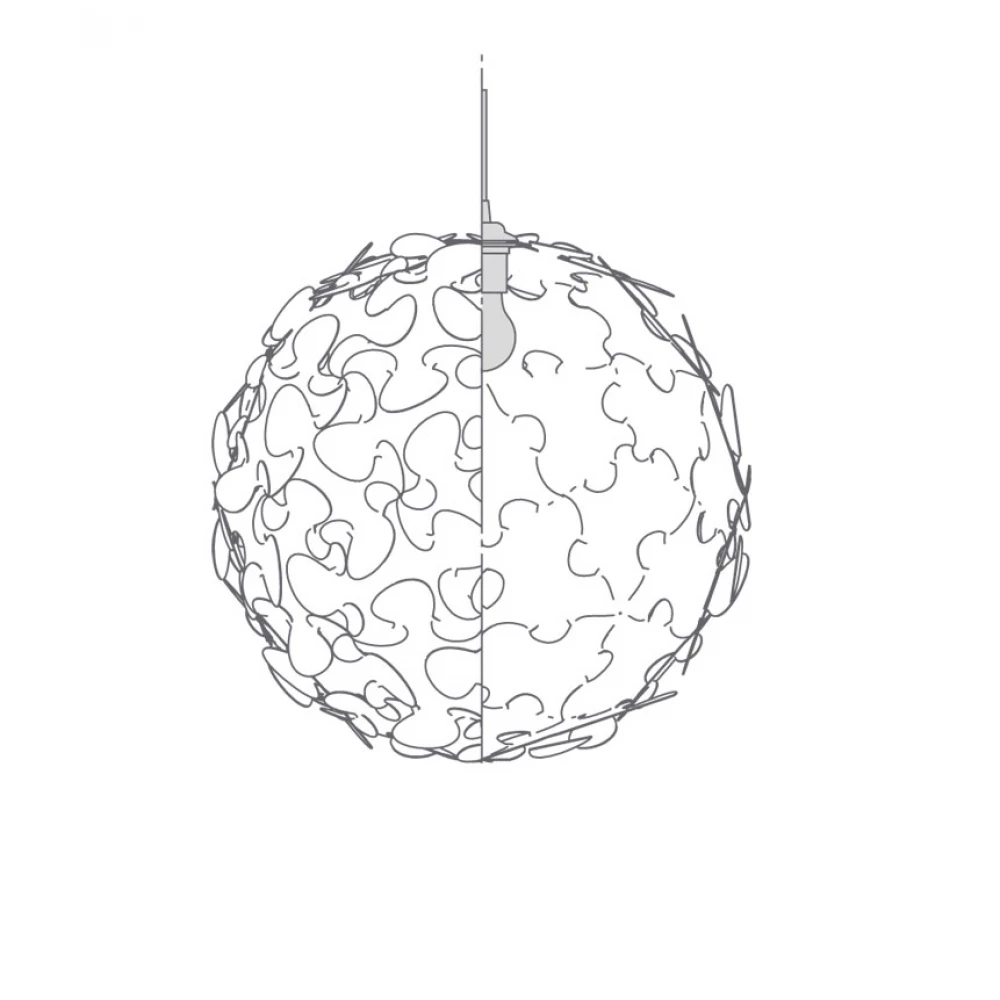 LORA XLarge Φ75 Λευκό by UMAGE