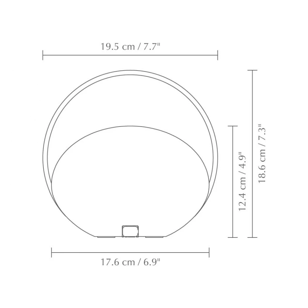Portable Επιτραπέζιο Φωτιστικό Επαναφορτιζόμενο LED CCT IP44 - Orbit by UMAGE