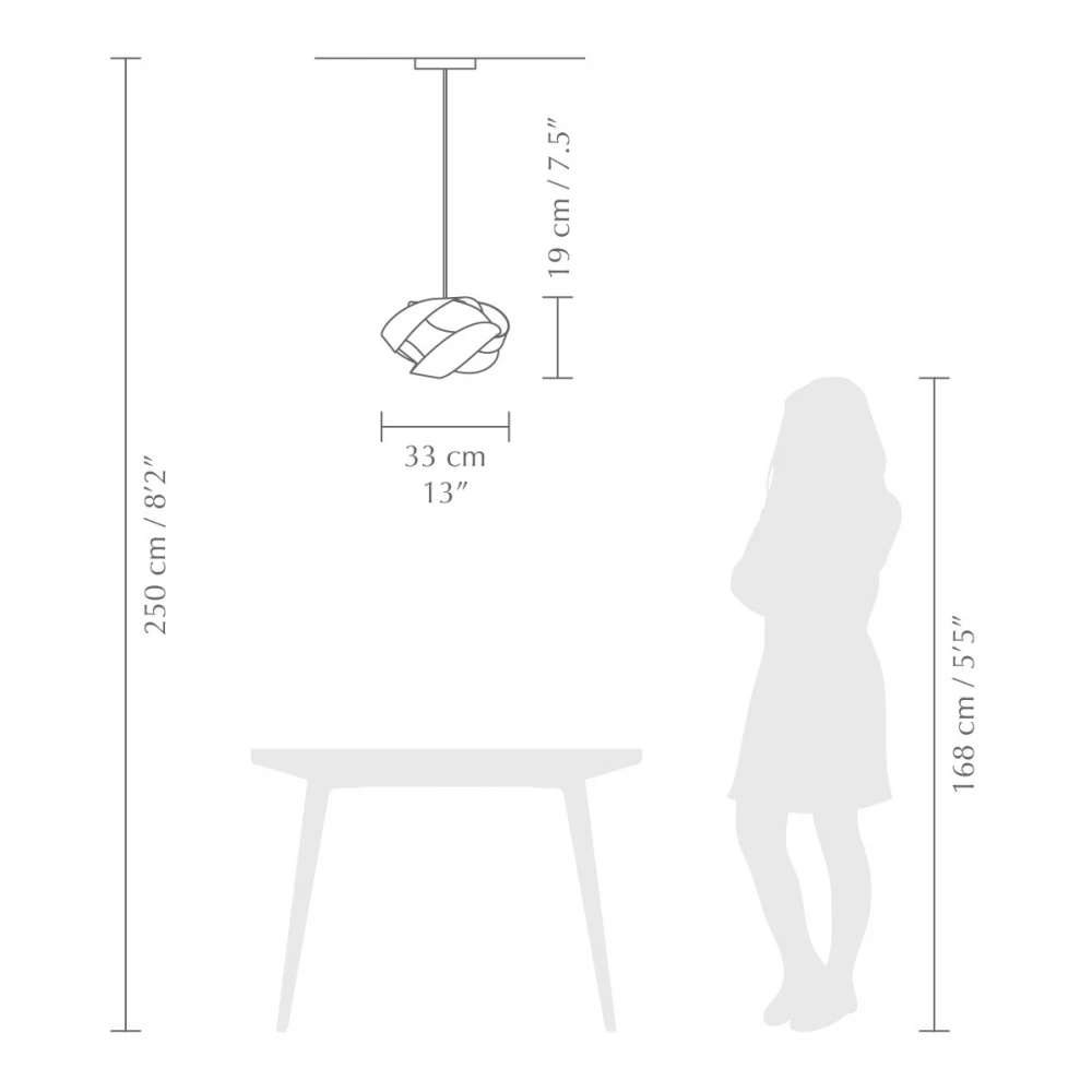 Φωτιστικό Ribbon Mini Φ33 Λευκό by UMAGE
