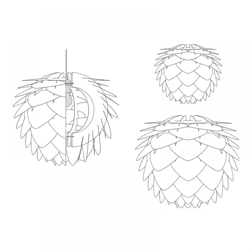 Κουκουνάρα Silvia Mini Copper Φ32 by UMAGE