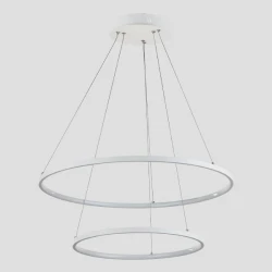 ΦΩΤΙΣΤΙΚΟ ΚΡΕΜΑΣΤΟ ΣΤΡΟΓΓΥΛΟ LED 37W Φ40XΦ60X120 ΛΕΥΚΟ - EUROLAMP