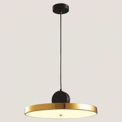 ΦΩΤΙΣΤΙΚΟ ΚΡΕΜΑΣΤΟ LED 36W Φ40X13 ΜΑΥΡΟ/ΧΡΥΣΟ - EUROLAMP