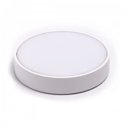 ΠΛΑΦΟΝΙΕΡΑ ΣΤΡΟΓΓΥΛΗ ΛΕΥΚΗ LED 24W Φ30 4000Κ IP54 EUROLAMP