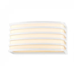 ΑΠΛΙΚΑ ΤΟΙΧΟΥ ΛΕΥΚΗ ΟΒΑΛ Ε27 MAX 20W 200X100X90MM - Eurolamp