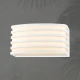 ΑΠΛΙΚΑ ΤΟΙΧΟΥ ΛΕΥΚΗ ΟΒΑΛ Ε27 MAX 20W 200X100X90MM - Eurolamp