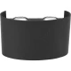 ΑΠΛΙΚΑ ΤΟΙΧΟΥ ΑΛΟΥΜΙΝΙΟΥ UP -DOWN 4x1W 310Lm 3000K 120x80x40mm IP54 ΜΑΥΡΗ ARTE ILLUMINA