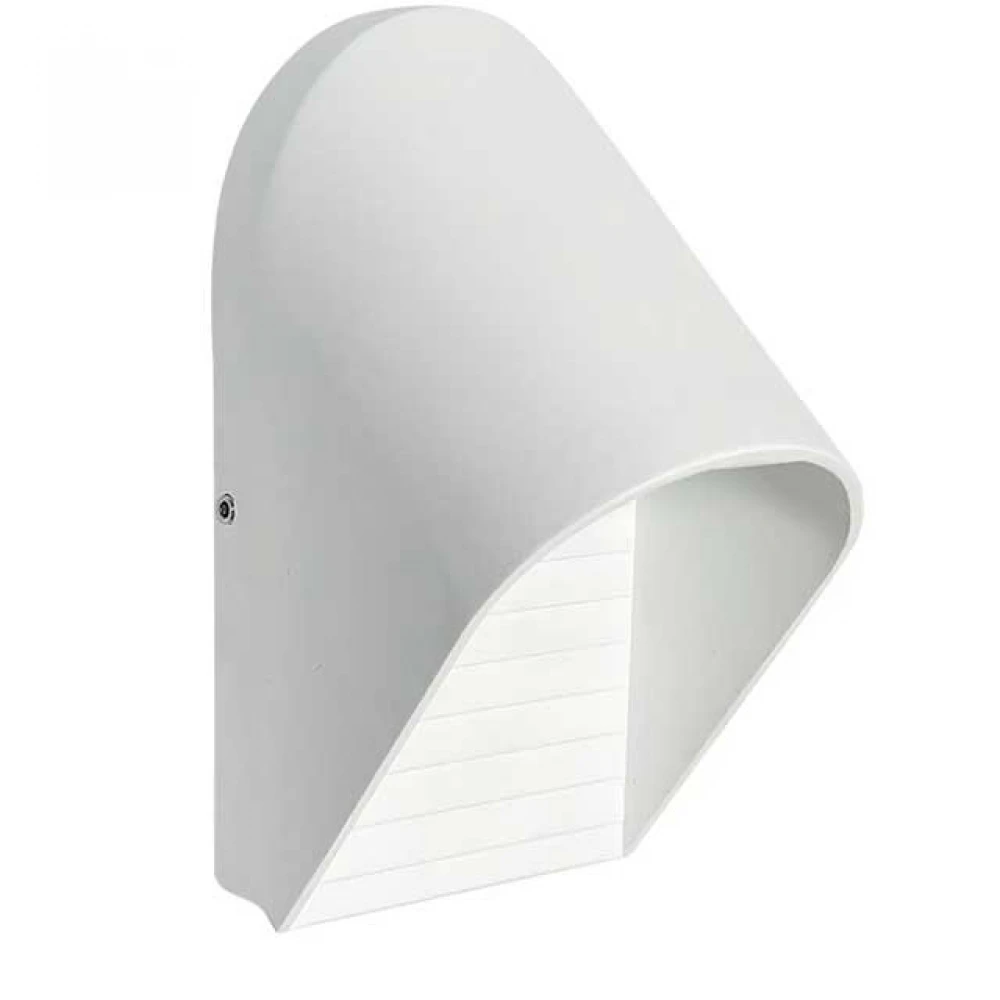ΑΠΛΙΚΑ ΤΟΙΧΟΥ ΑΛΟΥΜΙΝΙΟΥ 5W 145Lm 3000K 145x70x95mm IP54 ΛΕΥΚΗ ARTE ILLUMINA