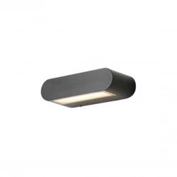 ΑΠΛΙΚΑ ΤΟΙΧΟΥ ΑΛΟΥΜΙΝΙΟΥ 12W 414Lm 3000K 200x50x80mm IP54 ΜΑΥΡΗ ARTE ILLUMINA