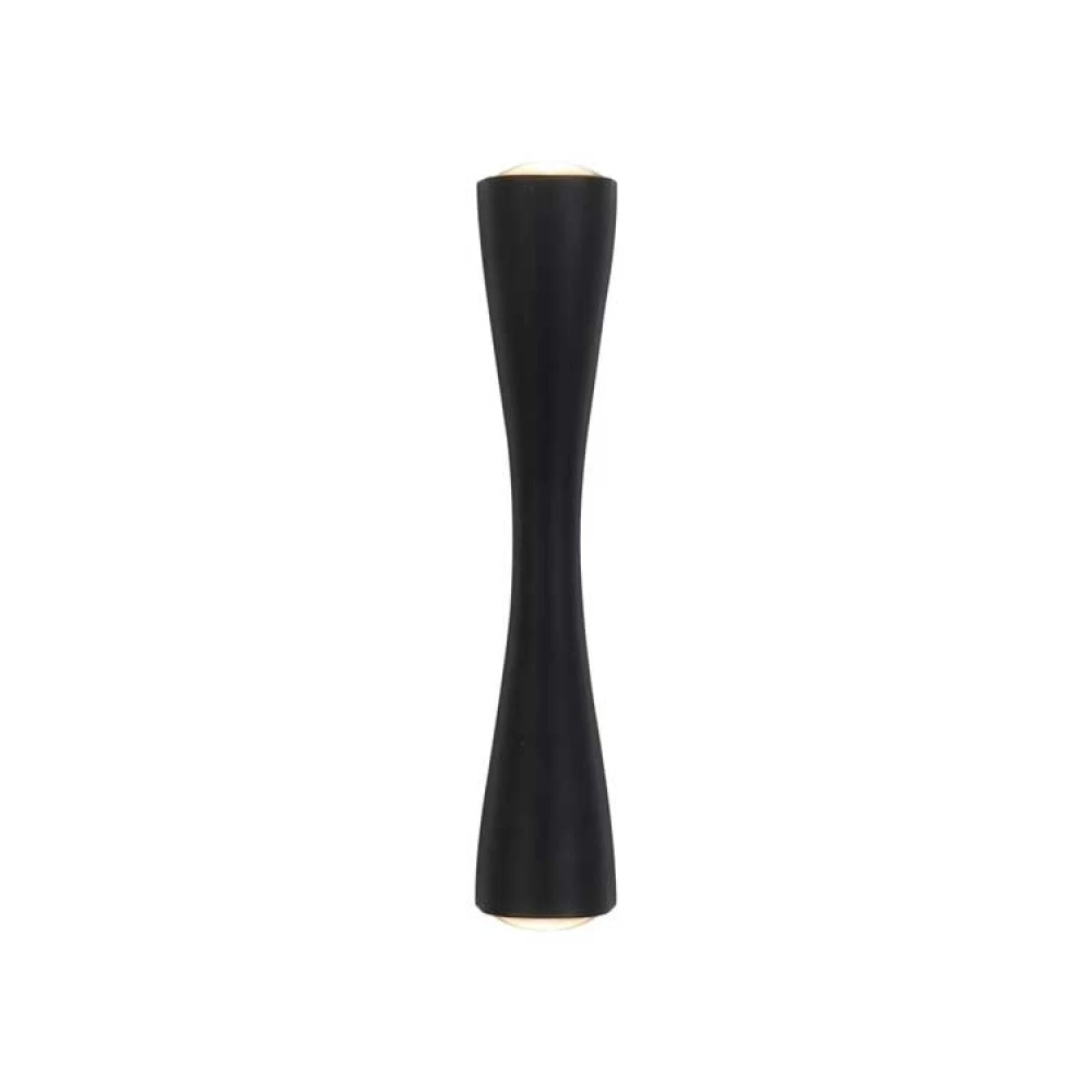 ΑΠΛΙΚΑ ΤΟΙΧΟΥ ΑΛΟΥΜΙΝΙΟΥ UP -DOWN 6W 480Lm 3000K 240x60x55mm IP54 ΜΑΥΡΗ ARTE ILLUMINA