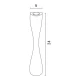 ΑΠΛΙΚΑ ΤΟΙΧΟΥ ΑΛΟΥΜΙΝΙΟΥ UP -DOWN 6W 480Lm 3000K 240x60x55mm IP54 ΛΕΥΚΗ ARTE ILLUMINA