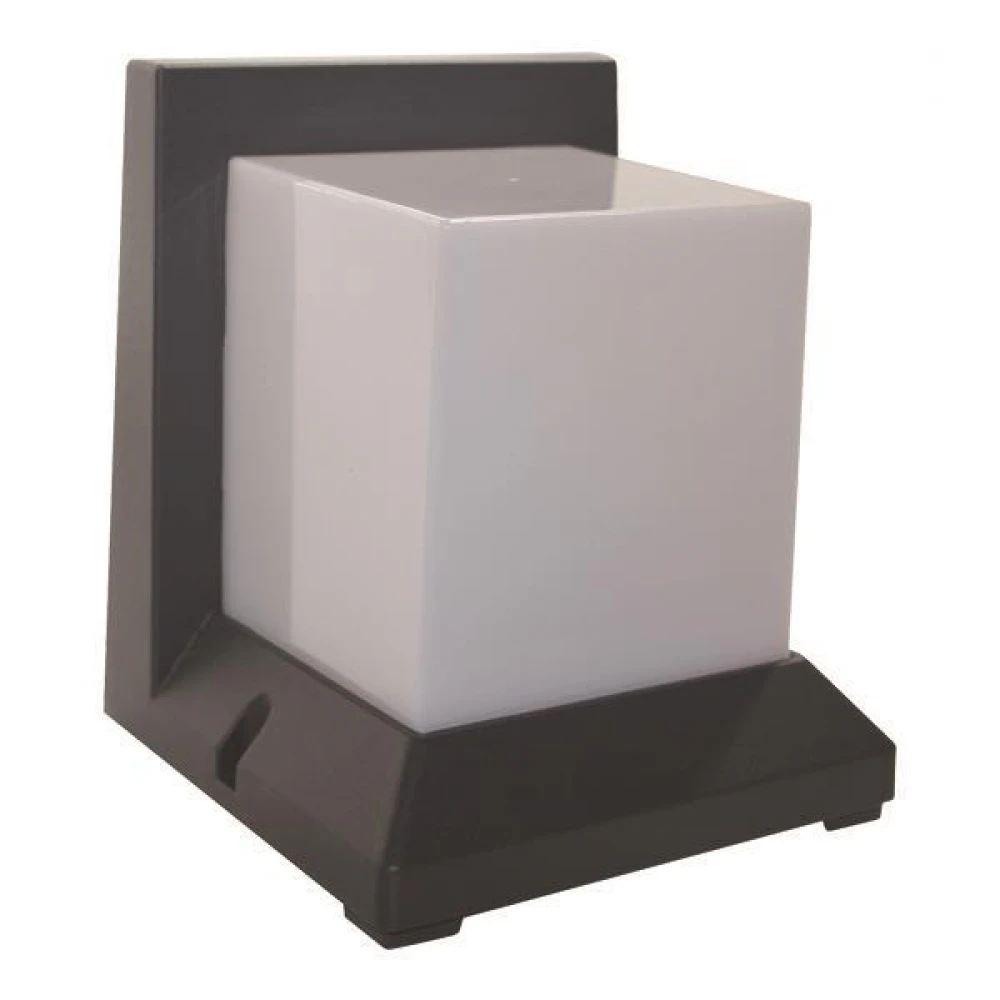 Απλίκα Τοίχου E27 190X166,5X166 IP54 ΓΚΡΙ - Eurolamp