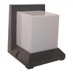 Απλίκα Τοίχου E27 190X166,5X166 IP54 ΓΚΡΙ - Eurolamp