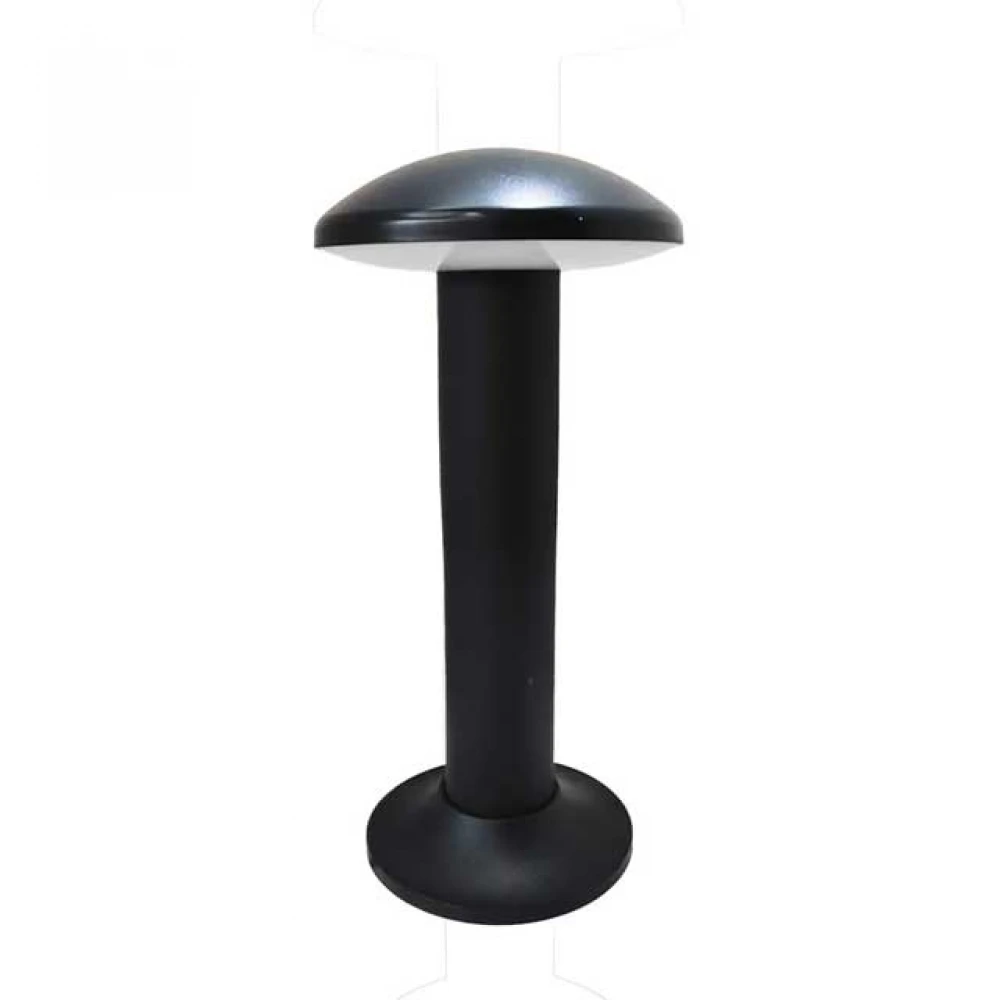 ΚΟΛΩΝΑΚΙ ΔΑΠΕΔΟΥ ΠΛΑΣΤΙΚΟ LED 12W 600Lm 3CCT (3000-4000-6500K) 180x180x330mm IP65 ΜΑΥΡΗ ARTE ILLUMINA