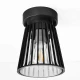 ΦΩΤΙΣΤΙΚΟ ΟΡΟΦΗΣ ΠΛΑΣΤΙΚΟ 1ΧΕ27 MAX 10W 135x135x225mm IP44 ΜΑΥΡΗ ARTE ILLUMINA