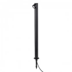 ΚΟΛΩΝΑΚΙ ΑΛΟΥΜΙΝΙΟΥ 5W Φ55*H:800MM IP65 3000K ΜΑΥΡΟ - Eurolamp