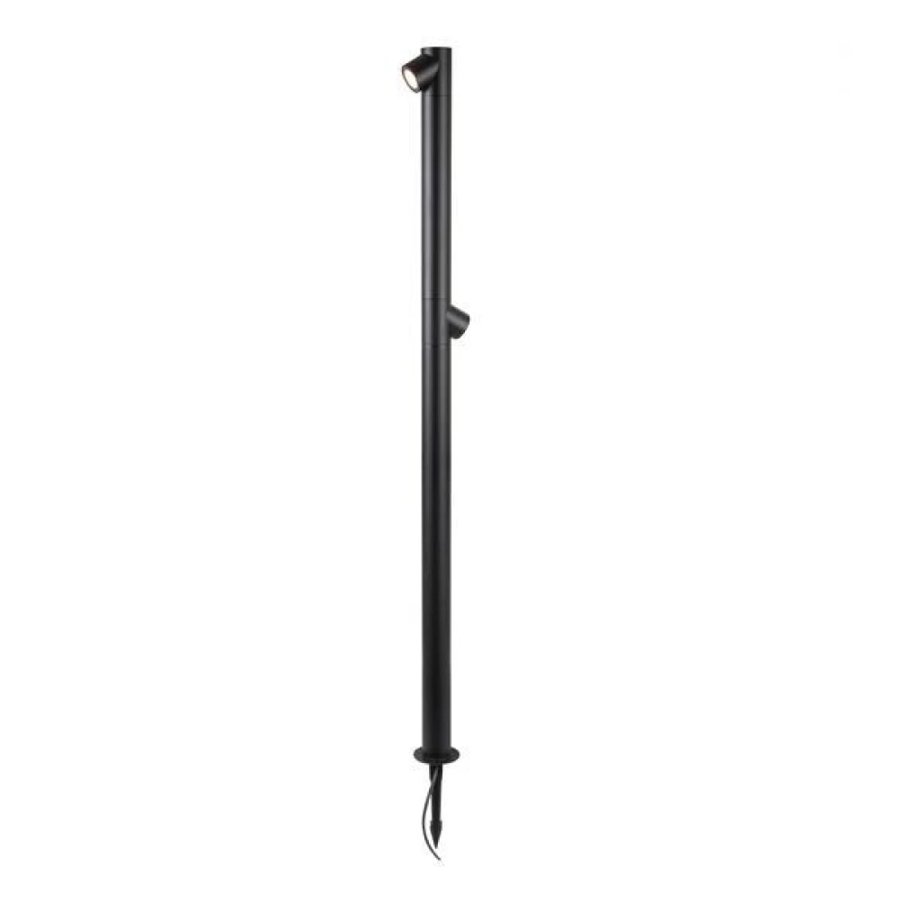 ΚΟΛΩΝΑΚΙ ΑΛΟΥΜΙΝΙΟΥ 2*5W Φ55*H:1200MM IP65 3000K ΜΑΥΡΟ - Eurolamp