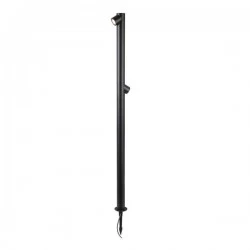 ΚΟΛΩΝΑΚΙ ΑΛΟΥΜΙΝΙΟΥ 2*5W Φ55*H:1200MM IP65 3000K ΜΑΥΡΟ - Eurolamp