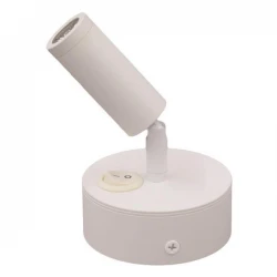 Σποτ Εξωτερικό Κινητό "ARISTON 1" 3W LED 3000K Λευκό PLUS - Eurolamp