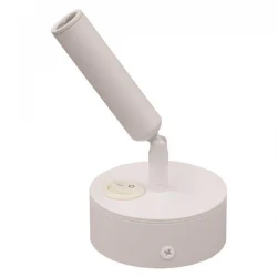 Σποτ Εξωτερικό Κινητό "ARISTON 2" 3W LED 3000K Λευκό PLUS - Eurolamp