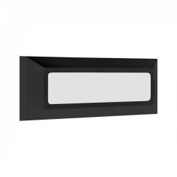 ΦΩΤΙΣΤΙΚΟ ΤΟΙΧΟΥ SLIM LED 4W IP65 230V 3CCT 230X80MM ΜΑΥΡΟ PRO - Eurolamp