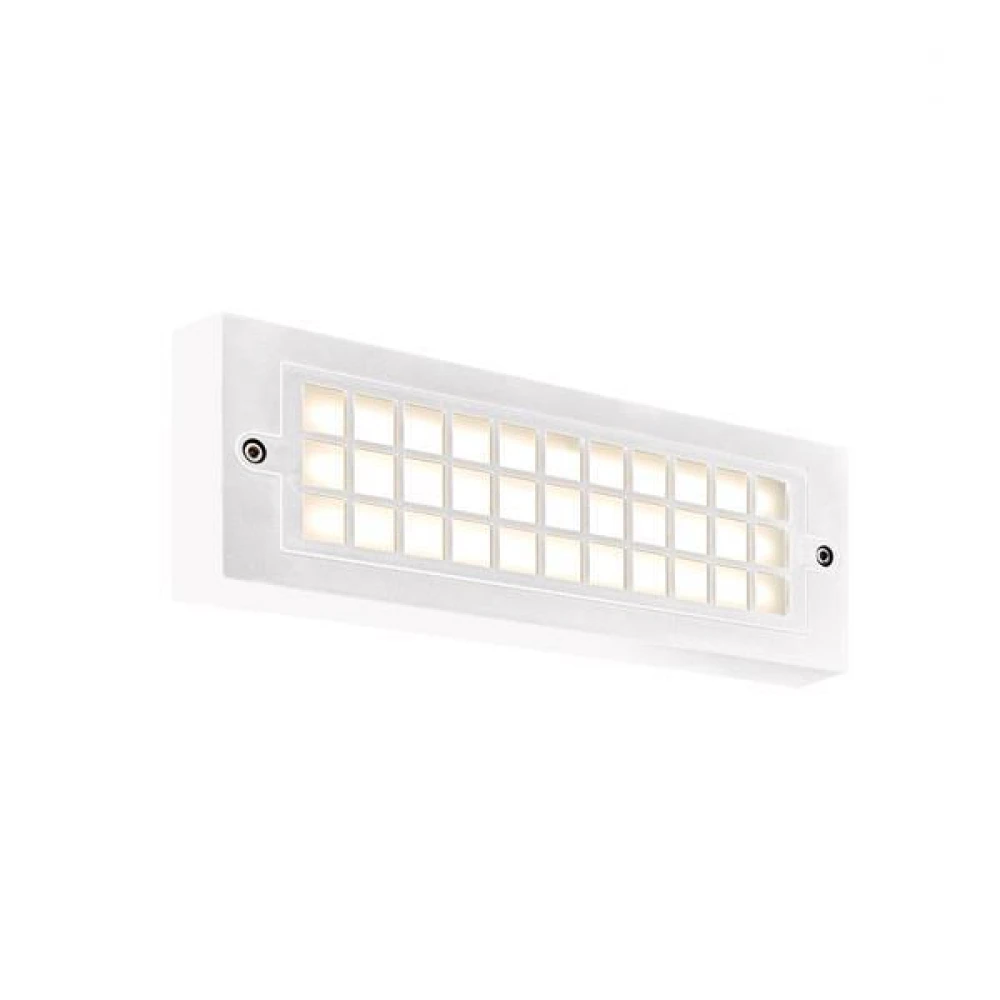 ΦΩΤΙΣΤΙΚΟ ΤΟΙΧΟΥ LED 6W 255X30X90 3CCT IP65 ΛΕΥΚΟ "SENARIO" - Eurolamp