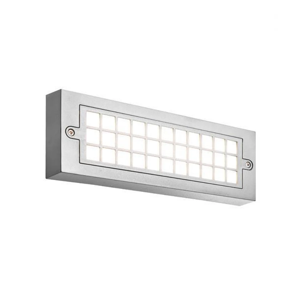 ΦΩΤΙΣΤΙΚΟ ΤΟΙΧΟΥ LED 6W 255X30X90 3CCT IP65 ΓΚΡΙ "SENARIO" - Eurolamp