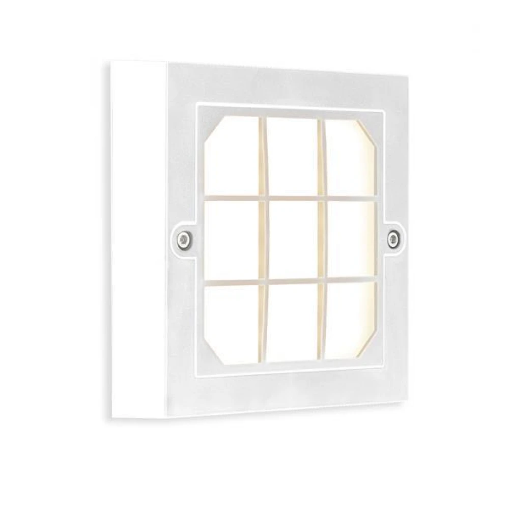 ΦΩΤΙΣΤΙΚΟ ΤΟΙΧΟΥ LED 6W 135X135X32 3CCT IP65 ΛΕΥΚΟ "SENARIO" - Eurolamp