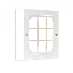ΦΩΤΙΣΤΙΚΟ ΤΟΙΧΟΥ LED 6W 135X135X32 3CCT IP65 ΛΕΥΚΟ "SENARIO" - Eurolamp