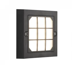 ΦΩΤΙΣΤΙΚΟ ΤΟΙΧΟΥ LED 6W 135X135X32 3CCT IP65 ΜΑΥΡΟ"SENARIO" - Eurolamp
