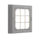 ΦΩΤΙΣΤΙΚΟ ΤΟΙΧΟΥ LED 6W 135X135X32 3CCT IP65 ΓΚΡΙ "SENARIO" - Eurolamp