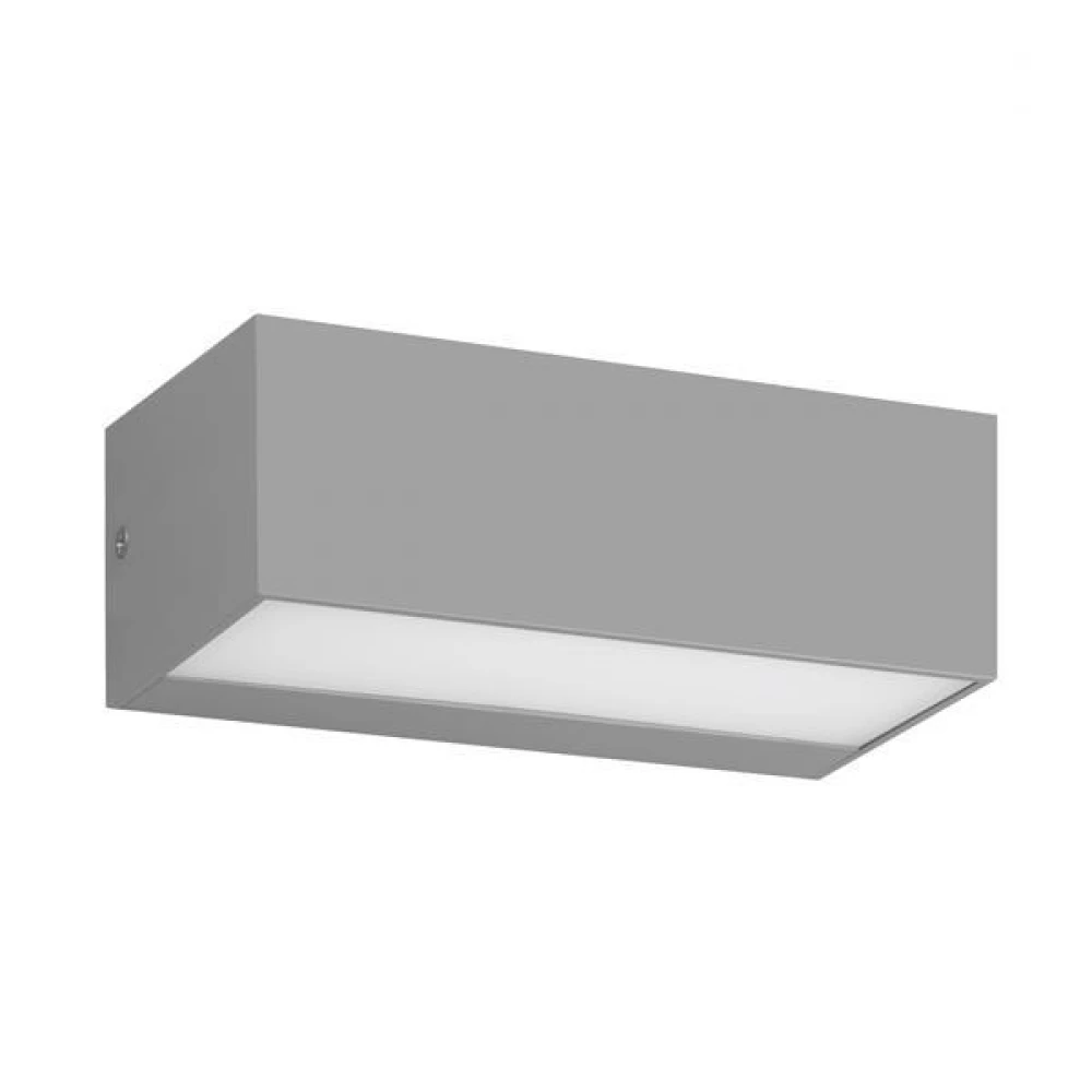 ΦΩΤΙΣΤΙΚΟ ΤΟΙΧΟΥ LED 13W 230X90X100 3CCT IP65 ΓΚΡΙ "LIMA" - Eurolamp