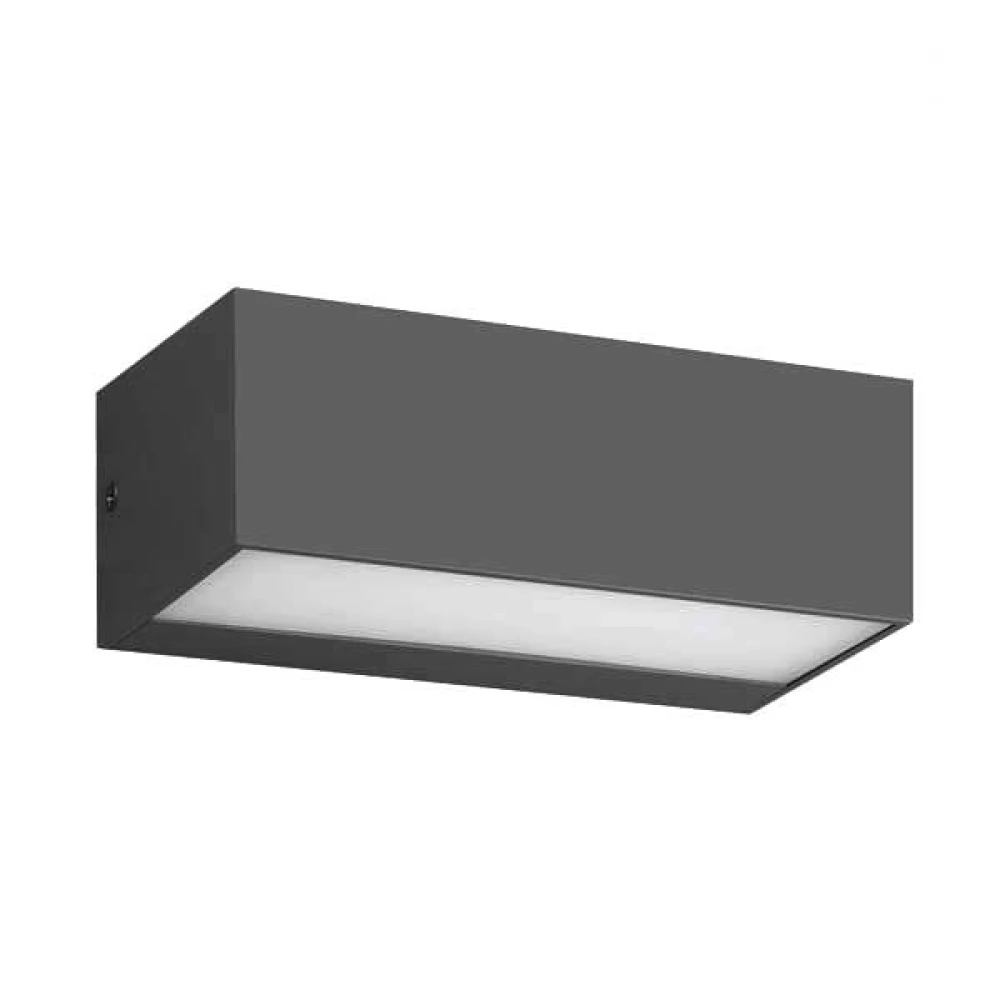 ΦΩΤΙΣΤΙΚΟ ΤΟΙΧΟΥ LED 13W 230X90X100 3CCT IP65 ΓΡΑΦΙΤΗΣ "LIMA" - Eurolamp