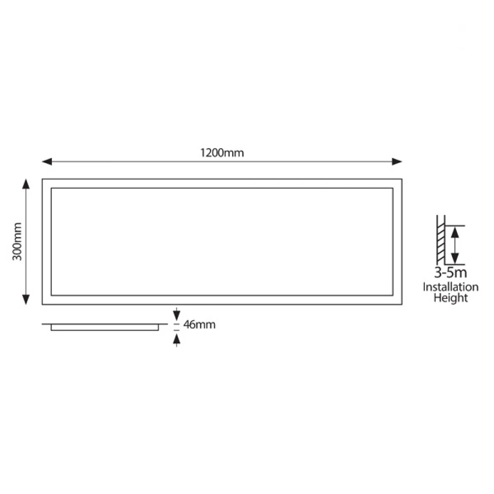 ΦΩΤΙΣΤΙΚΟ BACKLIGΗΤ UGR19 120X30 45W 4000Κ 220-240V ΛΕΥΚΟ EUROLAMP
