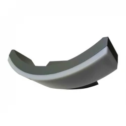 Αδιάβροχη LED Eveligh Απλίκα 6W Από Αλουμίνιο 45º 230V Σε Γκρι Χρώμα IP54 VISION Eurolamp