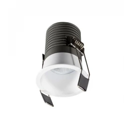 ΣΠΟΤ ΧΩΝΕΥΤΟ 12W Φ60 3000Κ ΛΕΥΚΟ EUROLAMP