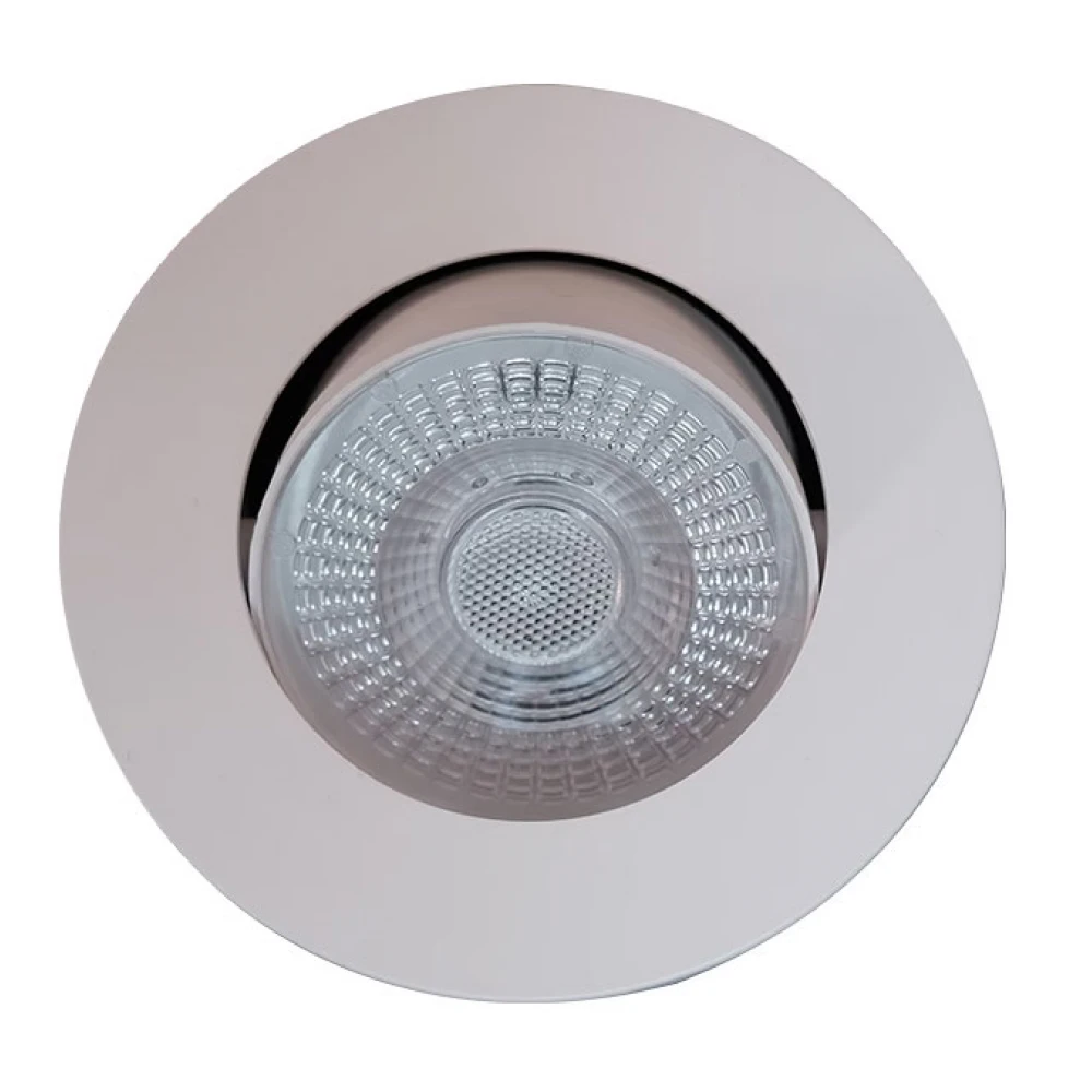 ΣΠΟΤ ΧΩΝΕΥΤΟ ΚΙΝΗΤΟ 3-5-7W 3CCT Φ90 IP20 ΛΕΥΚΟ - EUROLAMP