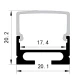 ΠΡΟΦΙΛ ΕΞΩΤΕΡΙΚΑ 2000*20,1*20,2° PLUS EUROLAMP