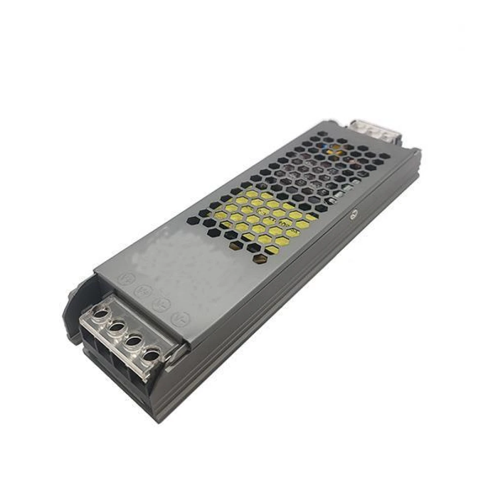 ΤΡΟΦΟΔΟΤΙΚΟ ΜΕΤΑΛΛΙΚΟ SLIM 12V DC 200W IP20 EUROLAMP