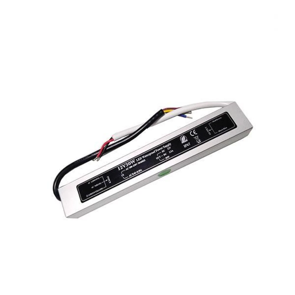 ΤΡΟΦΟΔΟΤΙΚΟ ΜΕΤΑΛΛΙΚΟ 12V DC 30W IP67 EUROLAMP