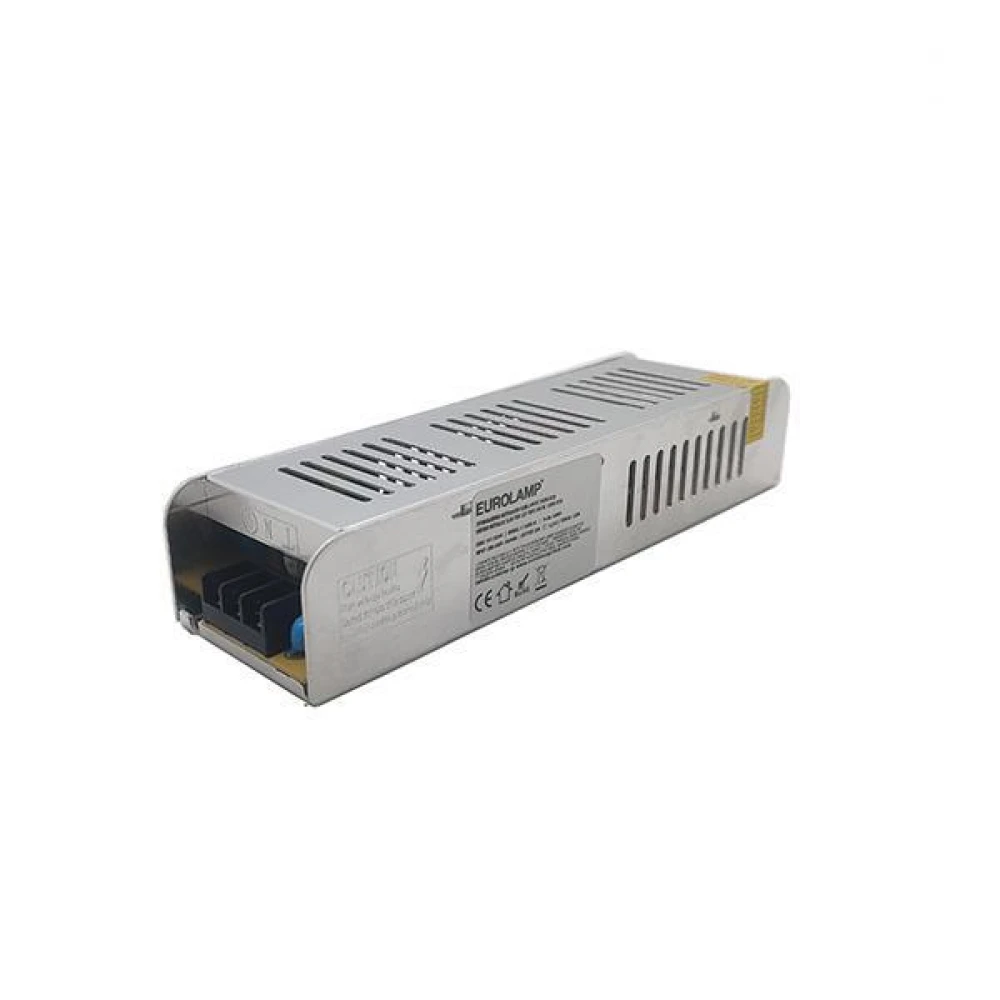 ΤΡΟΦΟΔΟΤΙΚΟ ΜΕΤΑΛΛΙΚΟ SLIM 24V DC 150W IP20 EUROLAMP