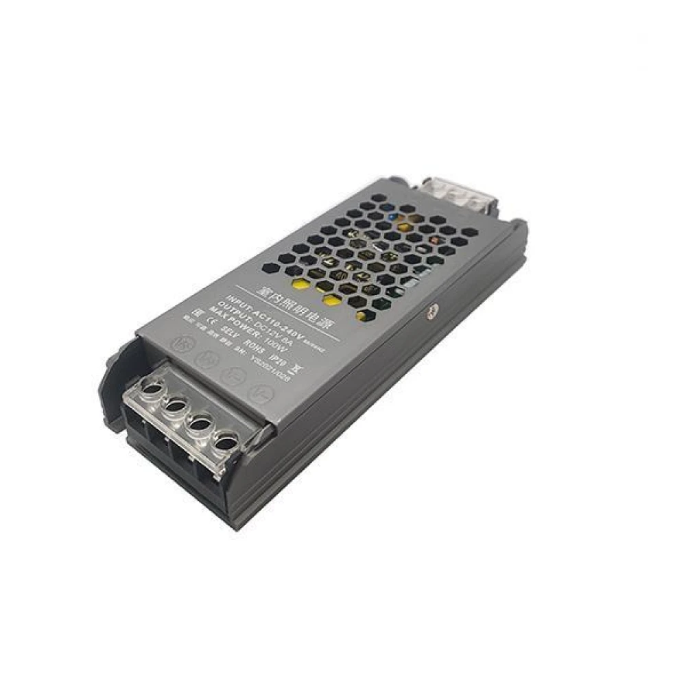 ΤΡΟΦΟΔΟΤΙΚΟ ΜΕΤΑΛΛΙΚΟ SLIM 24V DC 100W IP20 EUROLAMP