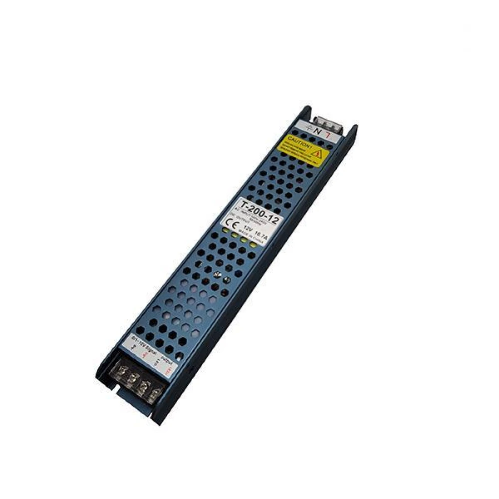 ΤΡΟΦΟΔΟΤΙΚΟ ΜΕΤΑΛΛΙΚΟ SLIM 24V DC DIMMING (1-10V) 200W IP20 EUROLAMP