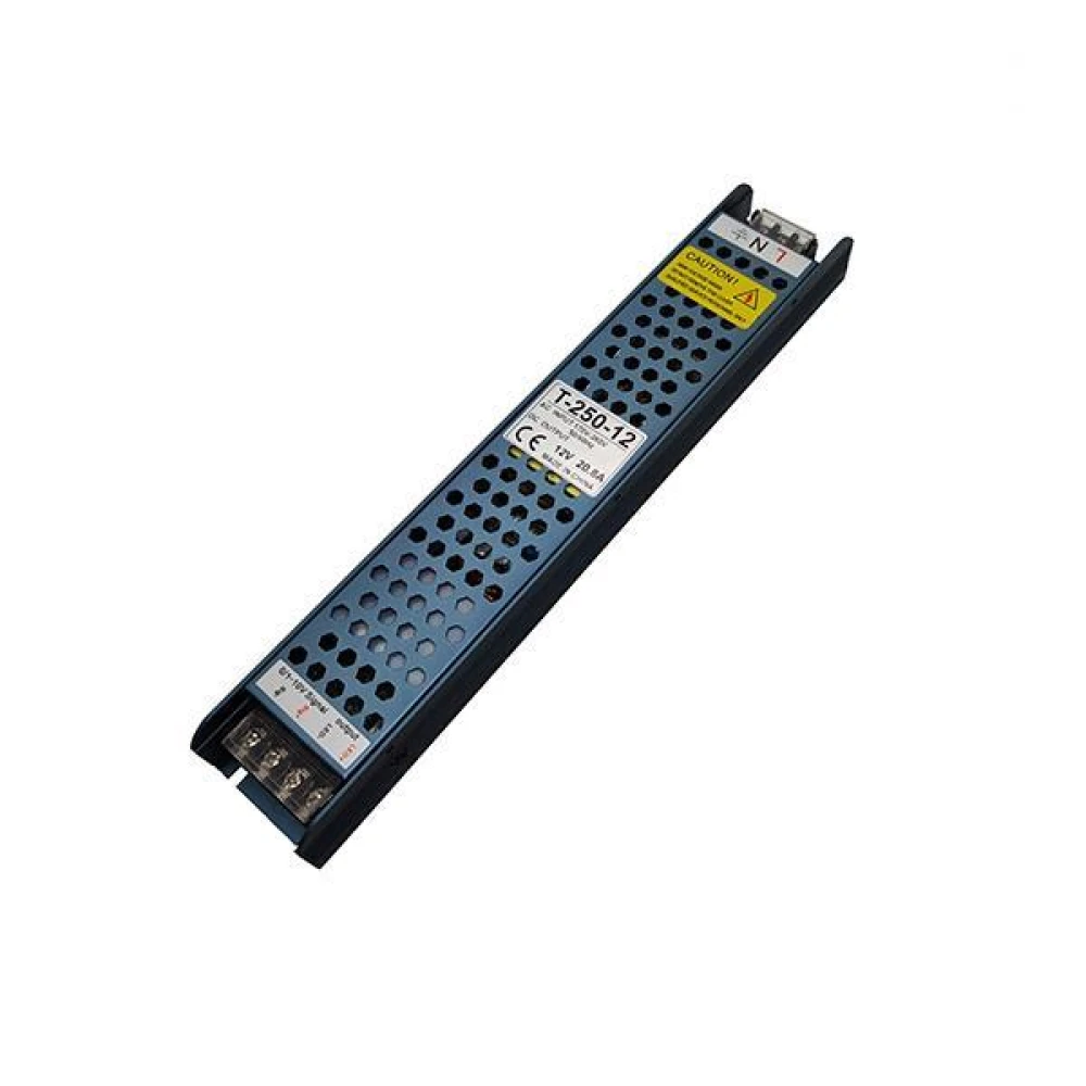 ΤΡΟΦΟΔΟΤΙΚΟ ΜΕΤΑΛΛΙΚΟ SLIM 24V DC DIMMING (1-10V) 250W IP20 EUROLAMP